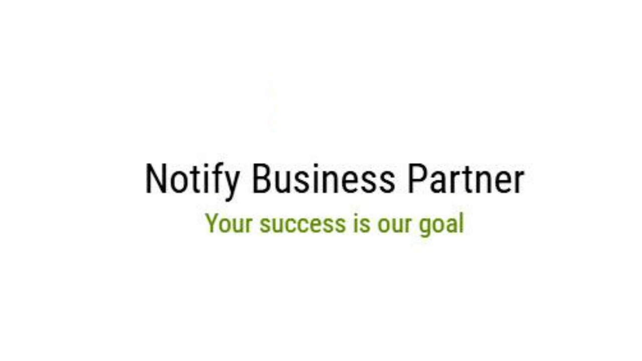 Notify Business Partner