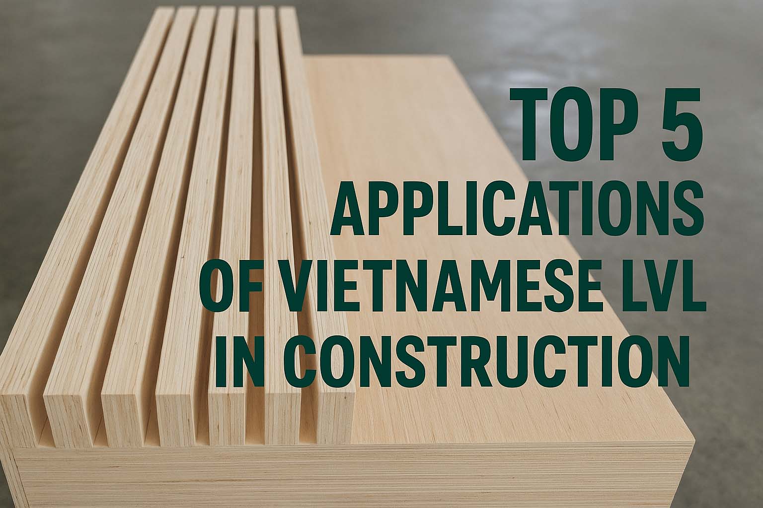 Top 5 Applications of Vietnamese LVL in Construction