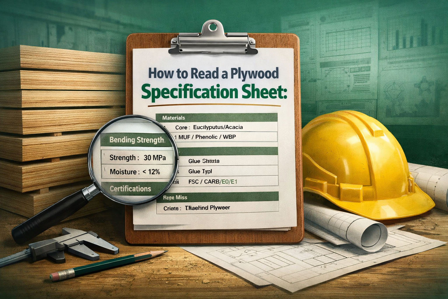 How to Read a Plywood Specification Sheet: Details Importers Often Miss