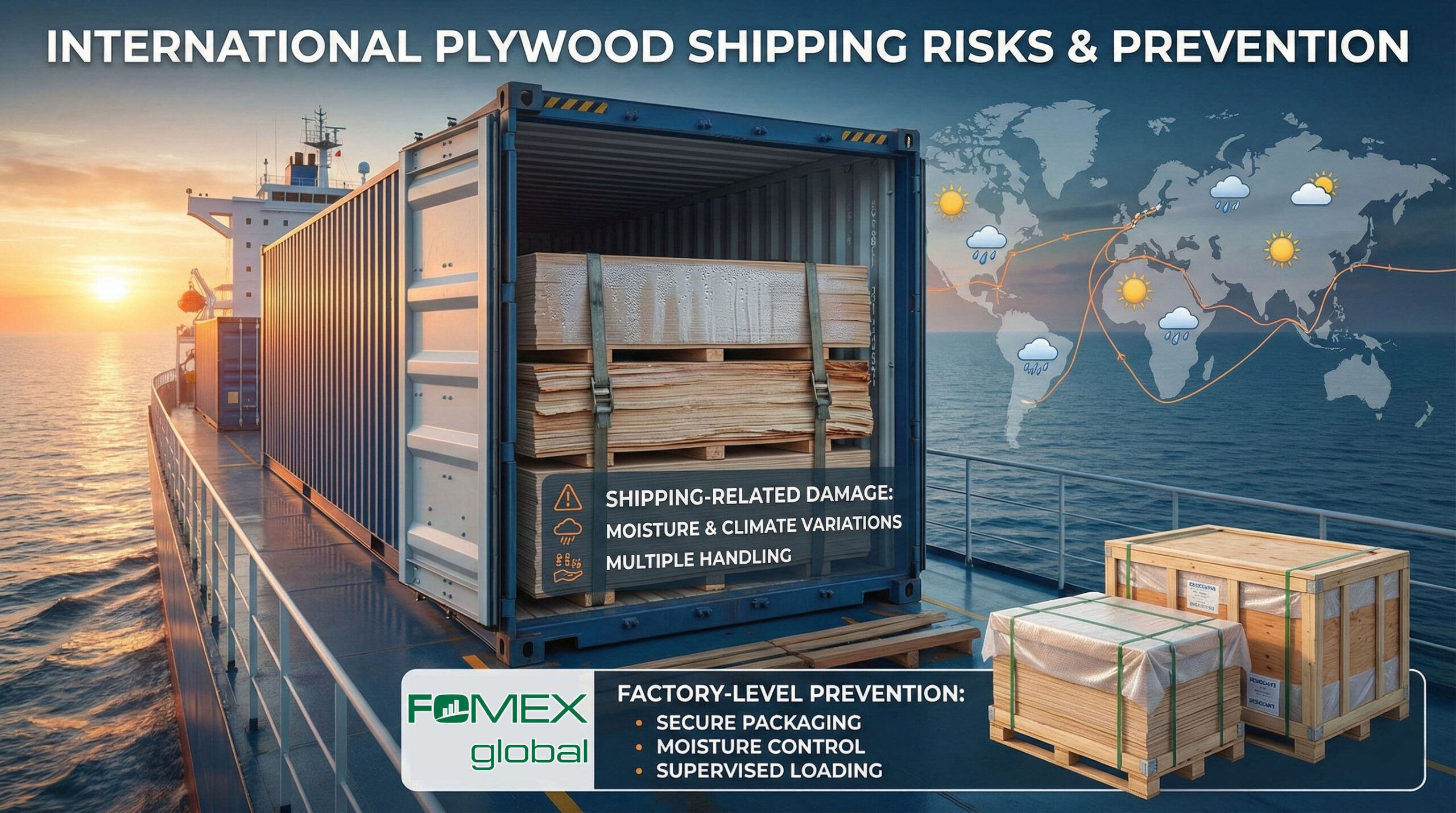 Plywood Damage During International Shipping: Causes and Factory-Level Solutions