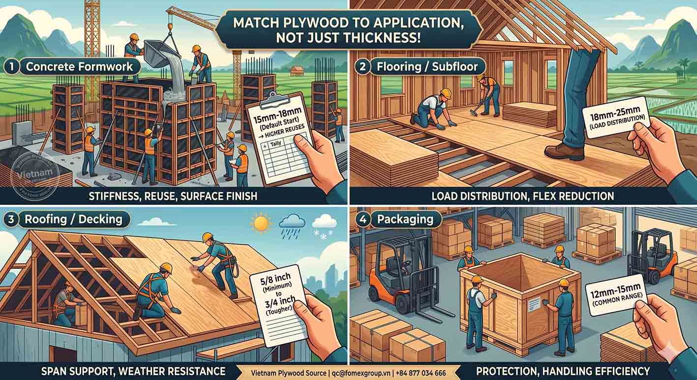 Flooring vs Roofing vs Packaging