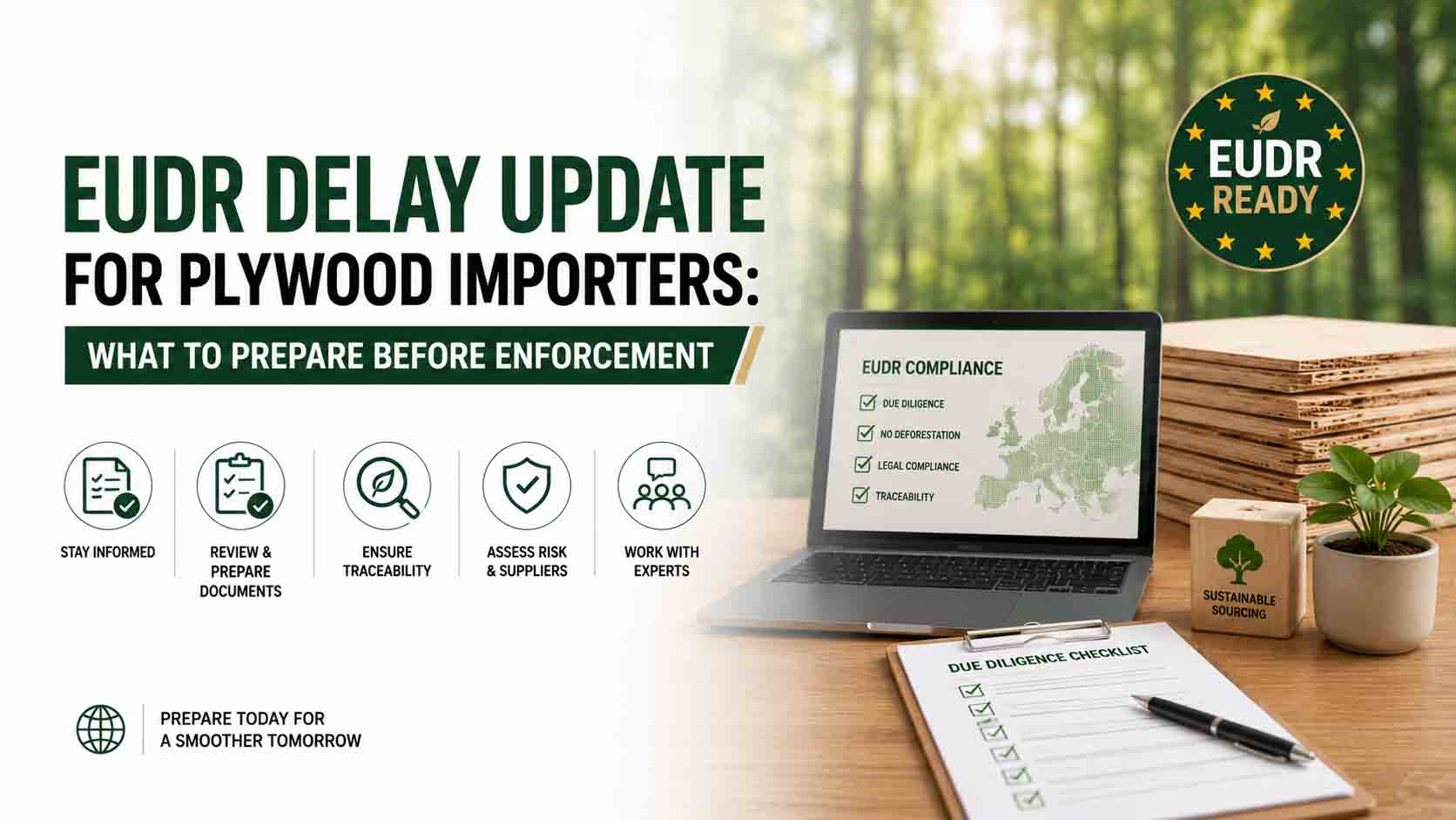 EUDR Delay Update for Plywood Importers: What to Prepare Before Enforcement