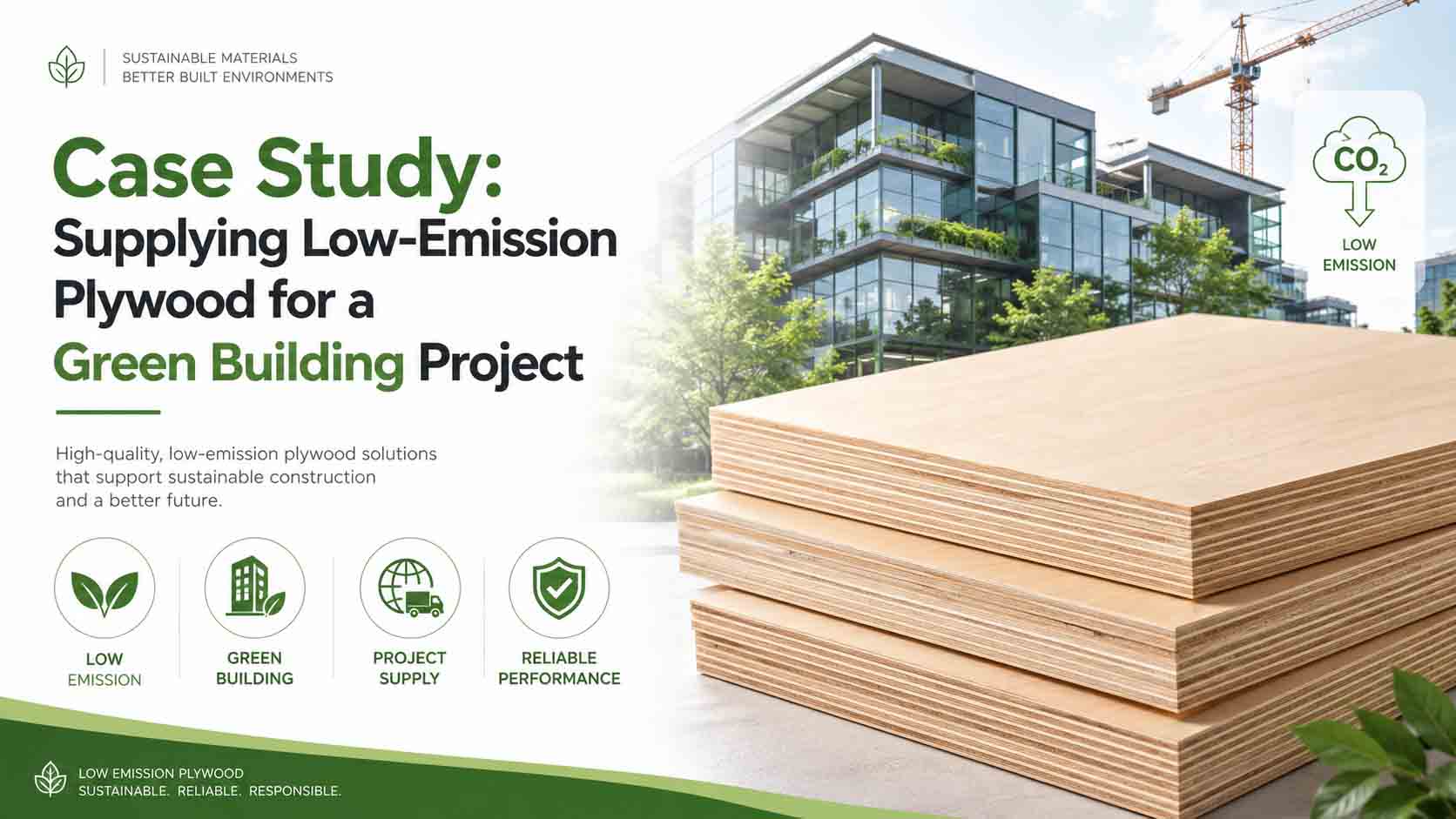 Case Study: Supplying Low-Emission Plywood for a Green Building Project