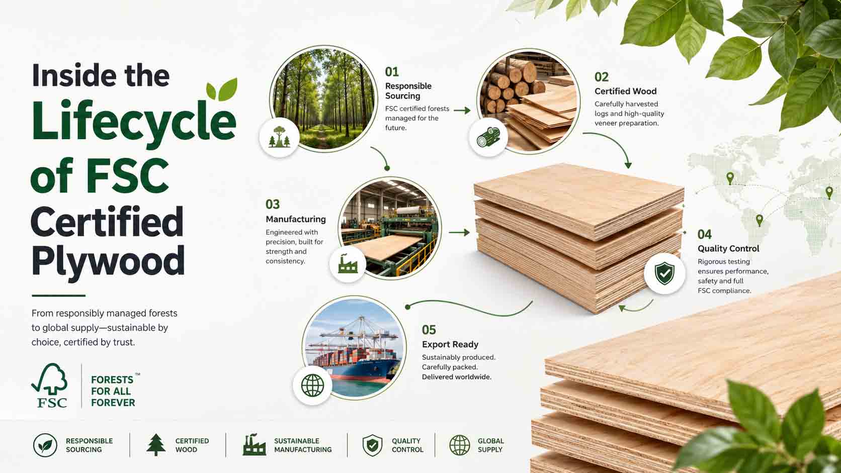 Inside the Lifecycle of FSC Certified Plywood
