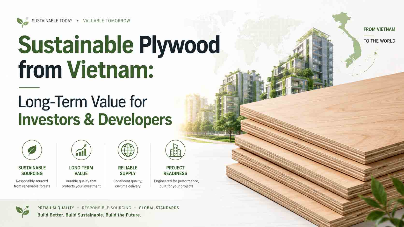 Sustainable Plywood from Vietnam: Long-Term Value for Investors & Developers