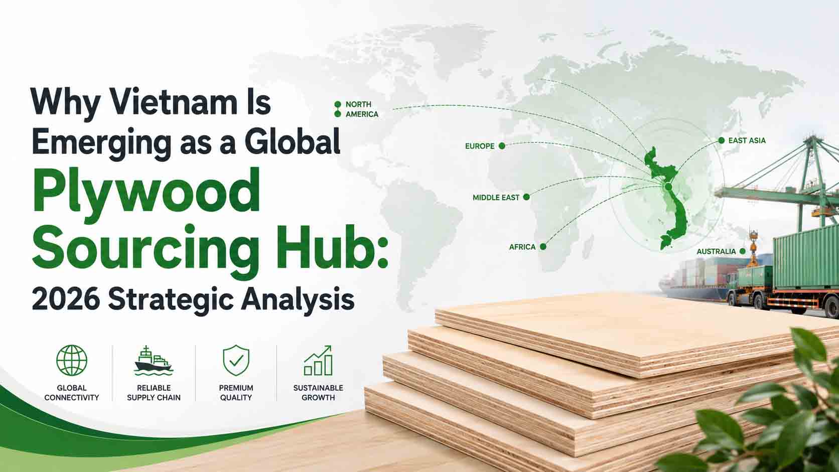Why Vietnam Is Emerging as a Global Plywood Sourcing Hub: 2026 Strategic Analysis